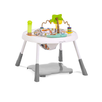 Dream On Me Curio Sit N Seek Baby Activity Center In Mint, 2 In 1 Activity Center And Play Table With 3 Detachable Toys And Musi