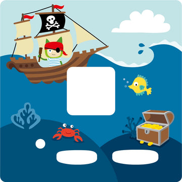 Tonies Topper - Protective Top Cover For Your Toniebox - Pirate Voyage