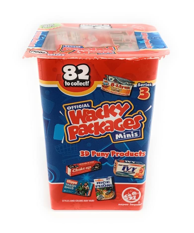 World'S Smallest Wacky Packages Minis Series 3 - 3 Pack Bundle