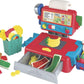 Play-Doh Cash Register Toy for Kids 3 Years and Up with Fun Sounds, Play Food Accessories, and 4 Non-Toxic Colors