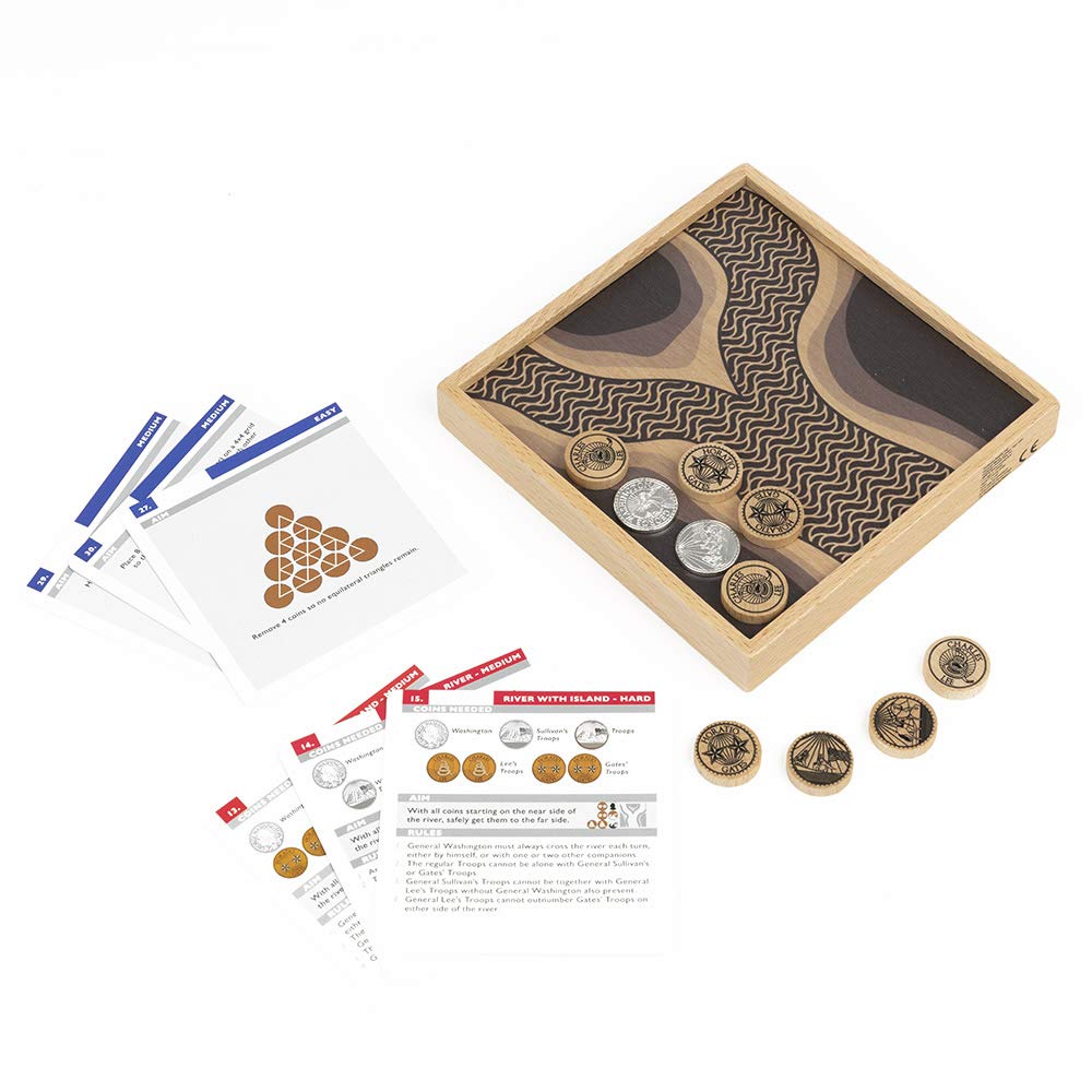 George Washington Coin Challenges 3D Brain Teaser Puzzle
