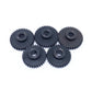 KingVal Replacement 5PCS M1 8mm 33T 34T 35T 36T 37T Steel Pinion Motor Gear Compatible with 1/5 RC Car Brushed Brushless Motor