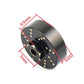 XSYGO 4pcs 13g Brass Wheel Weights with 7mm Wheel Hex Hub Extended Wheel Hubs Adapter for Axial SCX24 AXI90081 AXI00001 AXI00002