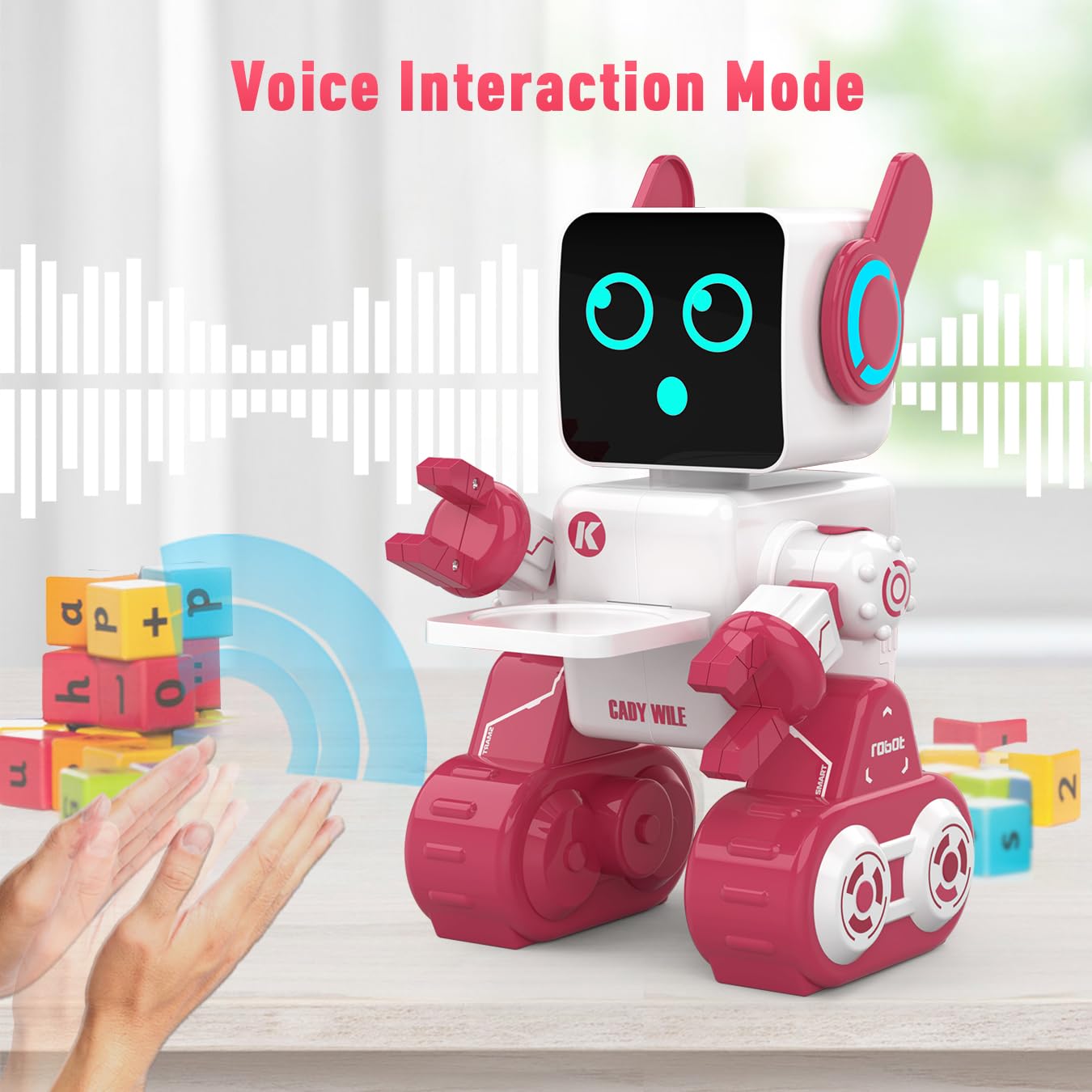 Zechuan Robot Toy For Kids, Remote Control Intelligent Programming Rc Robot, Music, Dancing, Talk, Play With Kids As A Gift For