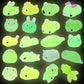 Leehur Mochi Glitter Squishies 20Pcs Glow In The Dark Animals Squishy For Kids Party Favors Squeeze Sensory Toys Kawaii Easter Egg Fillers Basket Stocking Stuffers Goodie Bag Classroom Prizes(Random)