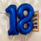 Navy Blue 17 Balloon Numbers,40 Inch Dark Blue 17 Or 71 Birthday Balloons Large Foil Mylar Balloons Number 17 For Birthday Party Anniversary Decorations
