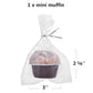 200 Poly Treat Bags 5x7 with 4 Twist Ties Assorted Colors - 1.4mils Thickness OPP Plastic Bags of Candy Cookie Treat (5 x 7)