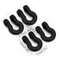 INJORA Metal Bumper D-Ring Tow Hook 4Pcs Mini Tow Hook for 1/24 RC Crawler Car Axial SCX24 Upgrade Parts, 7X10mm