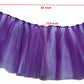 Purple 1st Birthday Baby Tutu for High Chair Decoration and ONE Pennant Mermaid Happy Birthday for Highchair