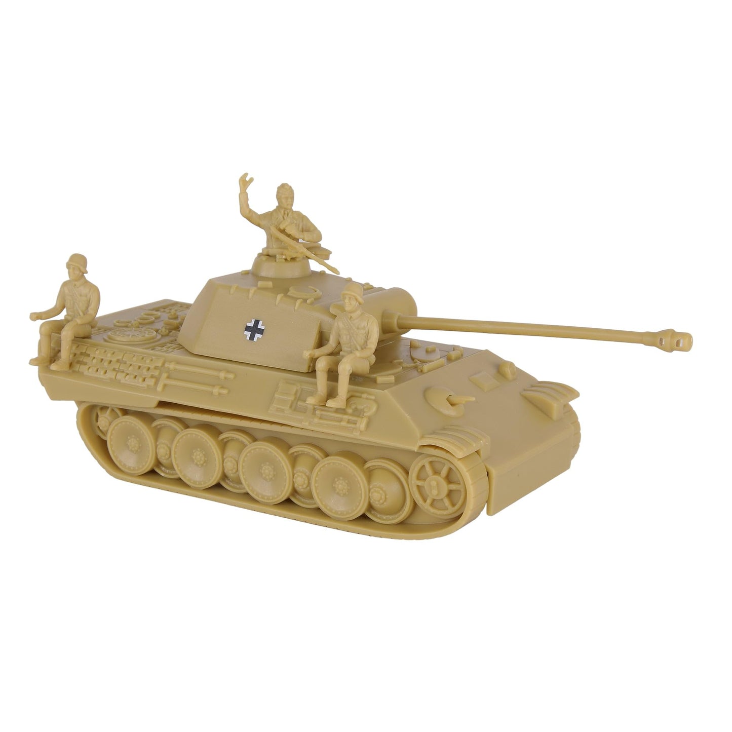 Bmc Cts Ww2 German Panther V Tank - Tan 1:38 Plastic Army Men Military Vehicle