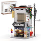 Ravayo Japanese Street View Baozi Shop Building Blocks Toy - 1155Pcs Mini Brick Simulation Architecture Construction Toy