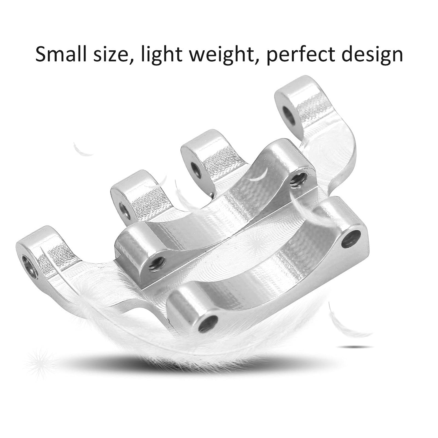 Rear Axle Truss, Rear Axle Truss Aluminum Alloy Axial Scx24 Upgrades With Screws For Axial Scx24/90081/C10 1/24 Simulated Rc Car