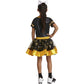 Modern Hero Pittsburgh Steelers Girl'S Nfl Mvp Tailgate Tutu Dress Costume, Size Medium