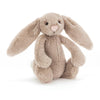 Jellycat Bashful Beige Bunny Stuffed Animal, Small 7" - Soft Polyester Toy, Multicolor