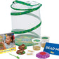 Insect Lore Butterfly Garden - 12 Habitat with Live Caterpillars | STEM Education Kit for Kids