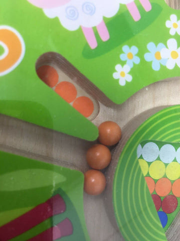 Haba Number Maze Magnetic Game Stem Toy Encourages Color Recognition, Fine Motor & Counting