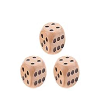 Game Set - Fun Word Combination Dice Game With 12 Wooden Letter Dice