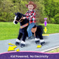 Ponycycle Kids Ride Horse Riding Horses For 3-5 Years Old Horse Ride On Toy With Brake(30' Height/Size 3 Classic Model U) Children Ride-On Pony With Wheels Plush Giddyup Boys & Girls Gifts Ux326
