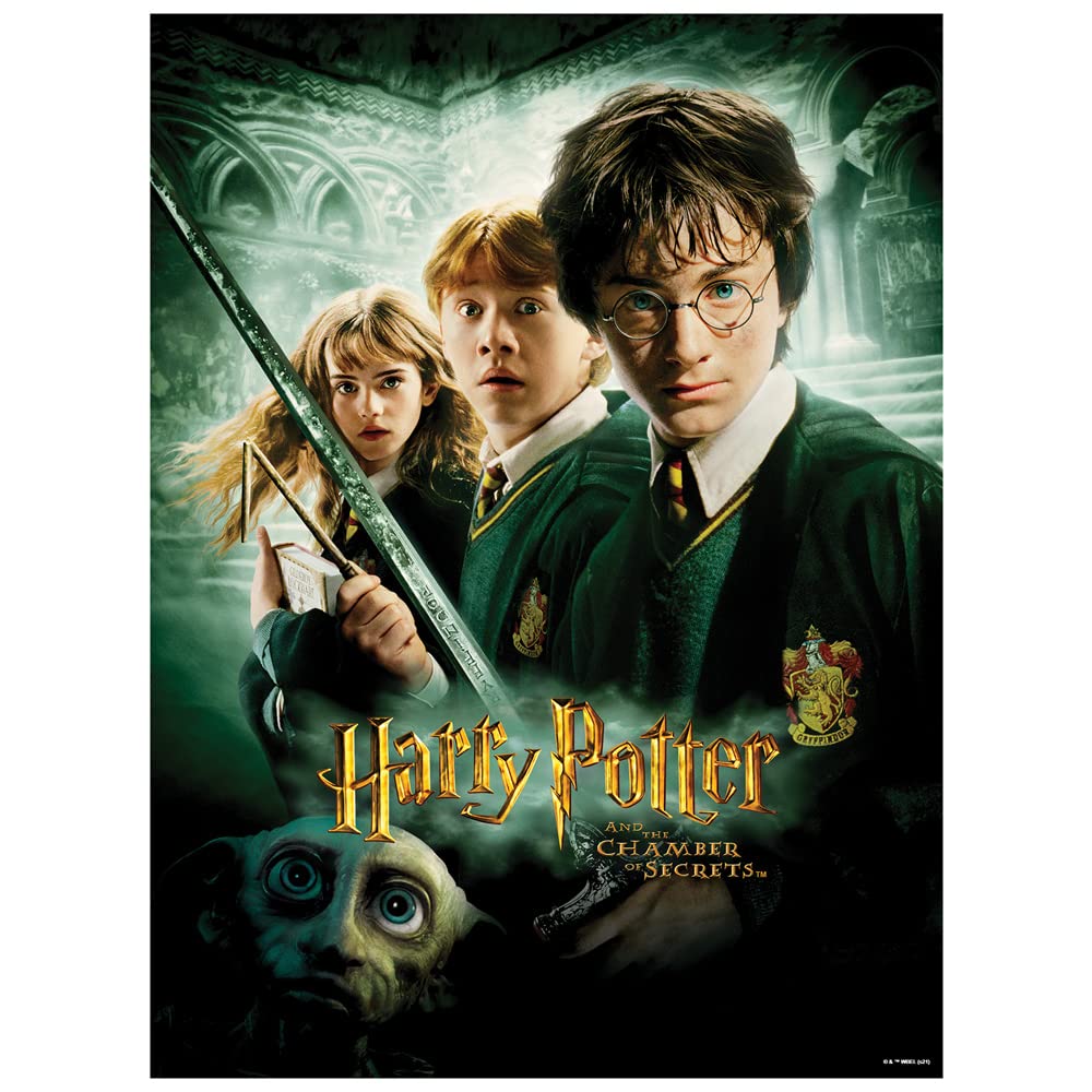 Harry Potter Chamber Of Secrets 500 Piece Jigsaw Puzzle For Adults, 16' L X 21.5' W