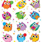 Carson Dellosa Celebrate with Colorful Owls Stickers