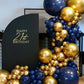 Bezente 36 Inch Metallic Gold Giant Balloons - 8 Pack Jumbo Round Latex Balloons for Weddings, Baby Showers, Birthdays, and Parties