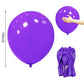 Purple Balloons 18 Inch 12 Pack Large Latex Party Balloons Round Helium Balloon For Birthday Party Baby Shower Wedding Engagemen