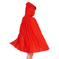 Dxhycc Hooded Cloak Cape Unisex Halloween Cloak For Halloween Christmas Role Play Cosplay Costume, Red