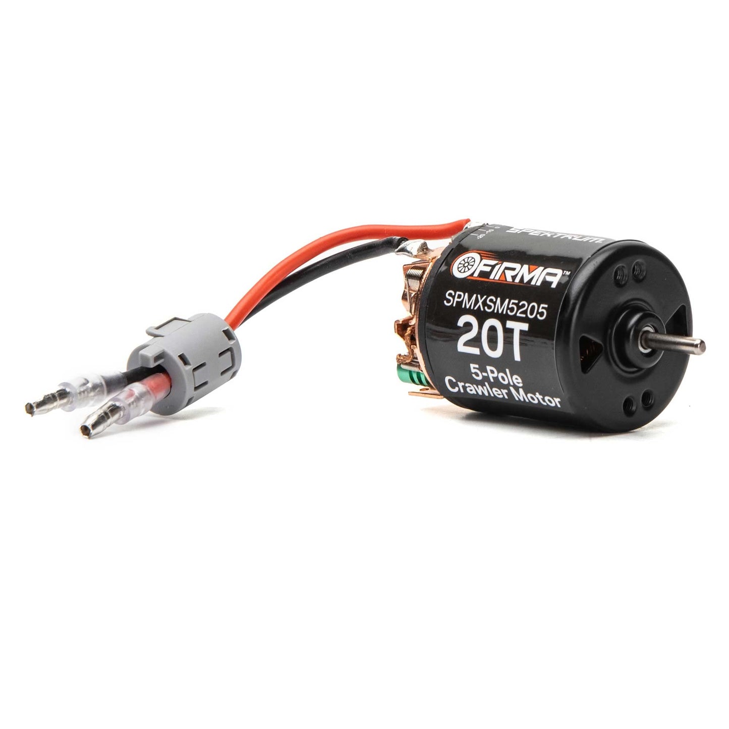 Spektrum Firma 20T Rebuildable 5-Pole Brushed Crawler Motor, SPMXSM5205