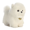Aurora® Miyoni® Tots Pompom Pup Stuffed Animal, 9" White, Lifelike Detail, Polyester