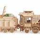 i-CHONY 3D Wooden Puzzle - DIY Mechanical Steam Train Model Kits - Wood Crafts Vehicle Building Model - Wooden STEM Brain Teaser Puzzle - Steam Train Birthday Gifts for mature-themeds Teens Boys Girls