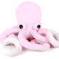 Ice King Bear Cute Big Eyes Octopus Large Stuffed Animals Plush Toy 22 Inches (Pink)