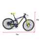 Ailejia Mountain Bike Toy Mini Cake Topper Dirt Mtb Bicycle Ornament Vehicles Model Cake Toppers Road Model Downhill Bikes Bmx Decoration Crafts For Home (Black Green)
