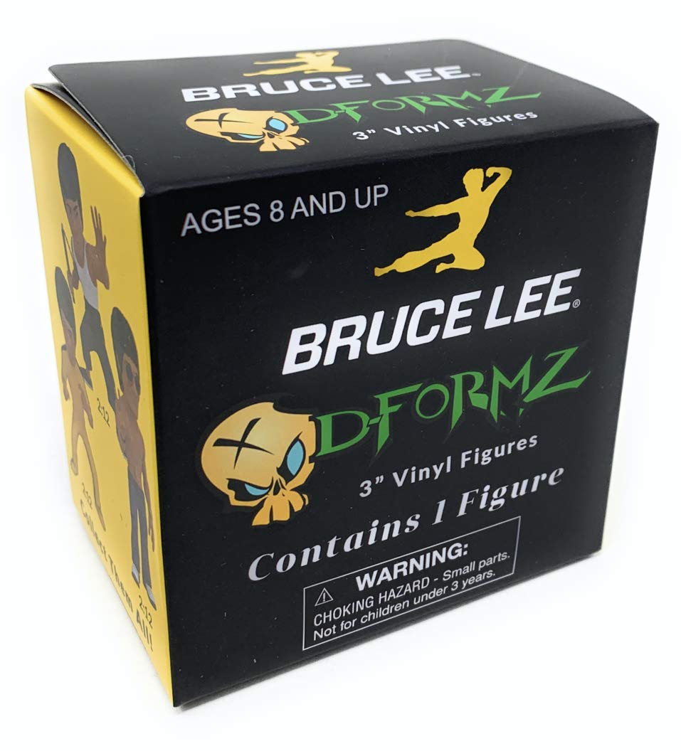 Diamond Select Toys Bruce Lee D-Formz PVC Figures, 3" Multicolor, Model JAN192547, Blind Mystery Box 12-Count Display