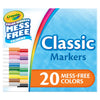 Crayola Color Wonder Marker Refill Set, 20ct Mess Free Broad Line Markers, Classic Colors, Plastic, Model 752857