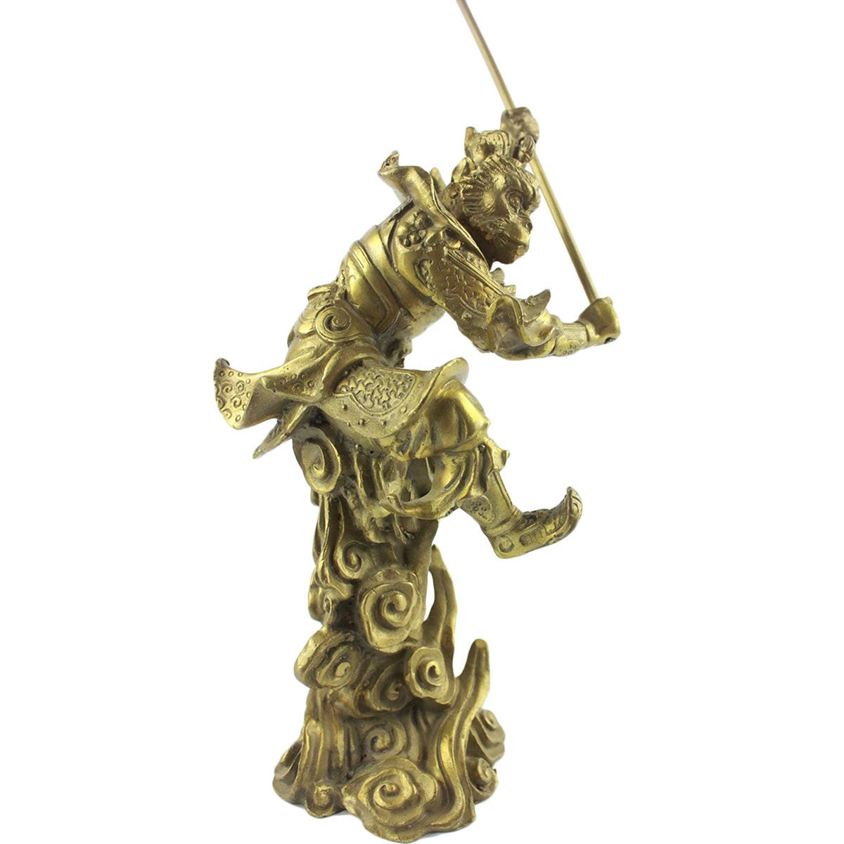 I-Mart Brass Monkey King Statue Figurine 5''