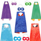 Beacone Hero Capes And Mask For Kids Role Playing Halloween Costumes Birthday Party Dress Up