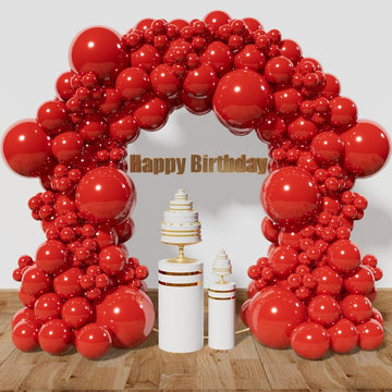 Kawkalsh Red Balloon Arch Kit 111Pcs 18 12 5 Inch Latex Party Balloons Garland For Birthday Baby Shower Wedding Engagement Anniv