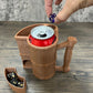 Munnygrubbers - Mug Dice Tower - No Paint Odorless Insulated Cup Can Dice Tower - (Random 7Pcs D20 Dice Set Included) - Dice Jail - Dice Holder - Dungeons And Dragons - Dnd Gift - (Brown)