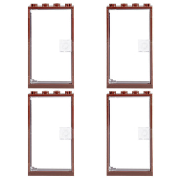 Himirich Doors Building Block Parts Toy, Moc Creative Building Block Decoration Accessories Compatible With Classic Bricks For 3