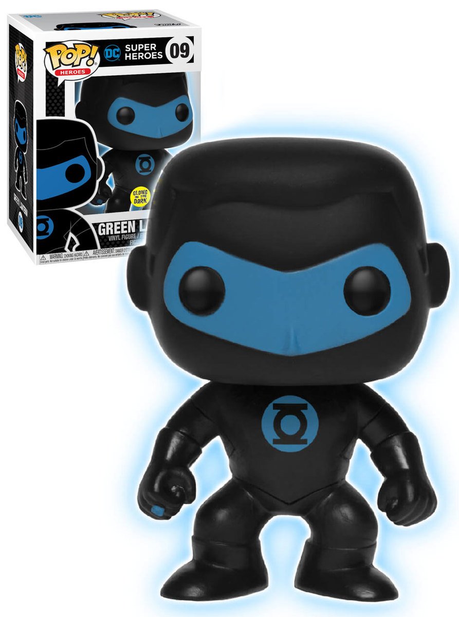 Funko Pop! Vinyl Justice League Green Lantern Silhouette Glow In The Dark Entertainment Earth Exclusive