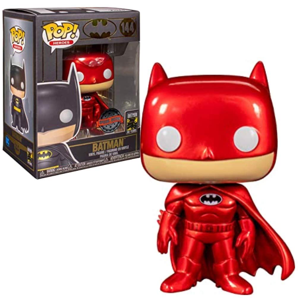 Pop! Heroes: Dc Comics - Batman (Red Suit) Exclusive