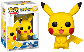 POP Funko Pop! Games Pikachu (Standing) Figure - Special Edition, Vinyl, One Size, Black/Red/Yellow, Model 31528