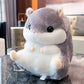Wgxzyq Hamster Plushie Toy Hamster Stuffed Animal Plush Toy Birthday Xmas Gift For Kids Boys Girls (15.6Inch, Grey)