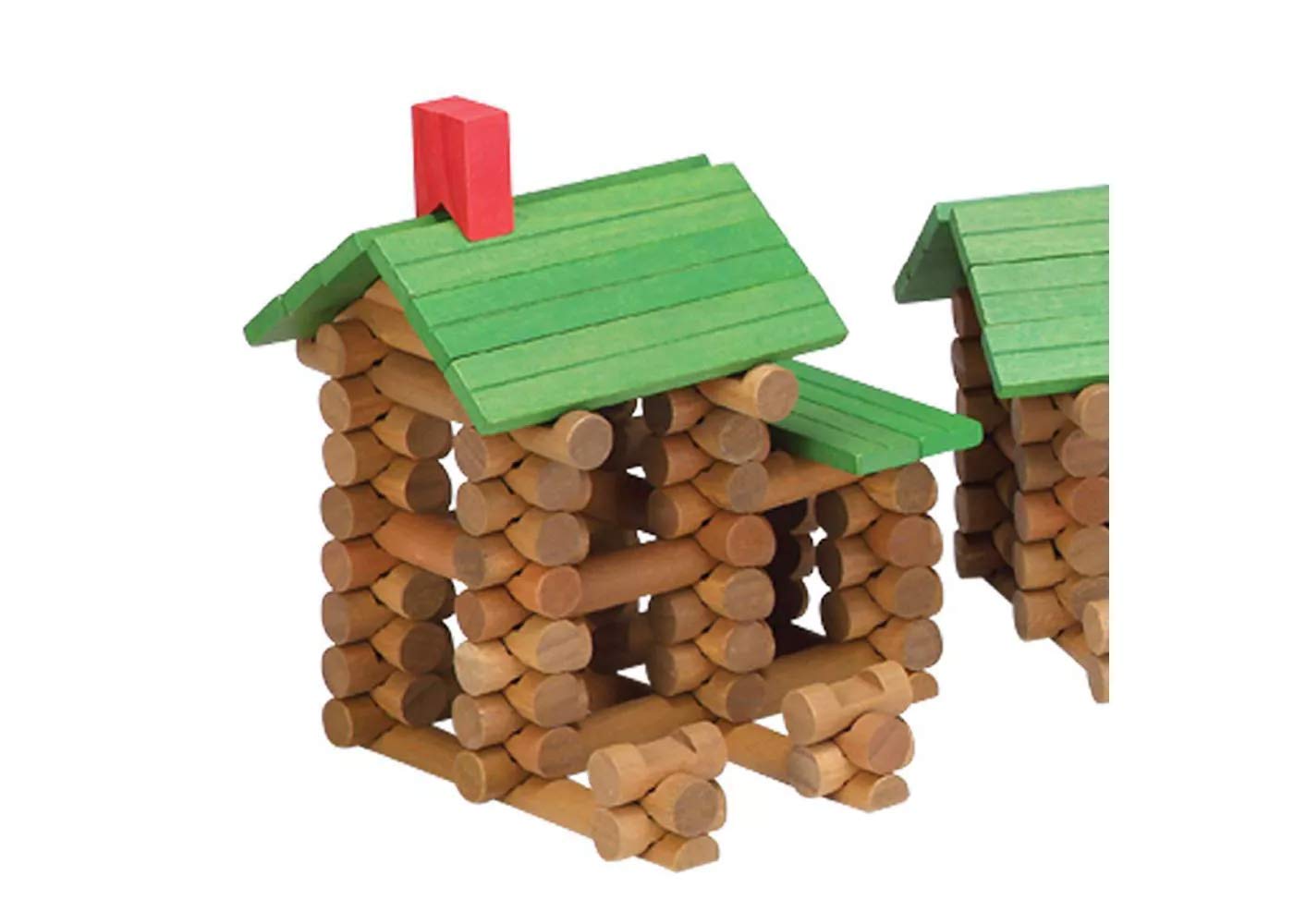 Maxim Enterprise Tumble Tree Timbers Wood Building Set - 450 Pieces, Educational STEM Toy, Brown, Model 53036