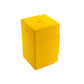 Gamegenic Watchtower 100+ Xl Convertible Deck Box - Double-Sleeved Card Storage, Card Game Protector, Nexofyber Surface, Holds Up To 100 Cards, Yellow Color, Made