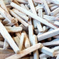 4OUR FAITH Red Slate Pencils, Natural Limestone Chalk, 30 Count, Off Red