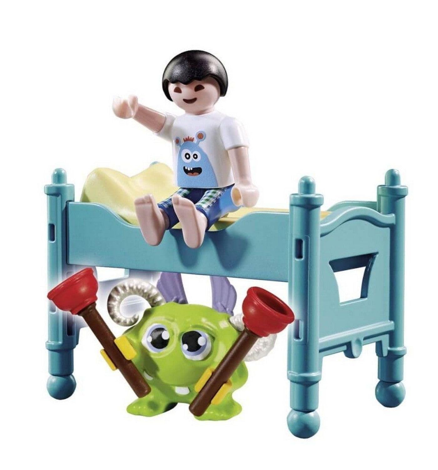 Playmobil Child with Monster Figurine - Multicoloured, One Size, Model 70876, Plastic