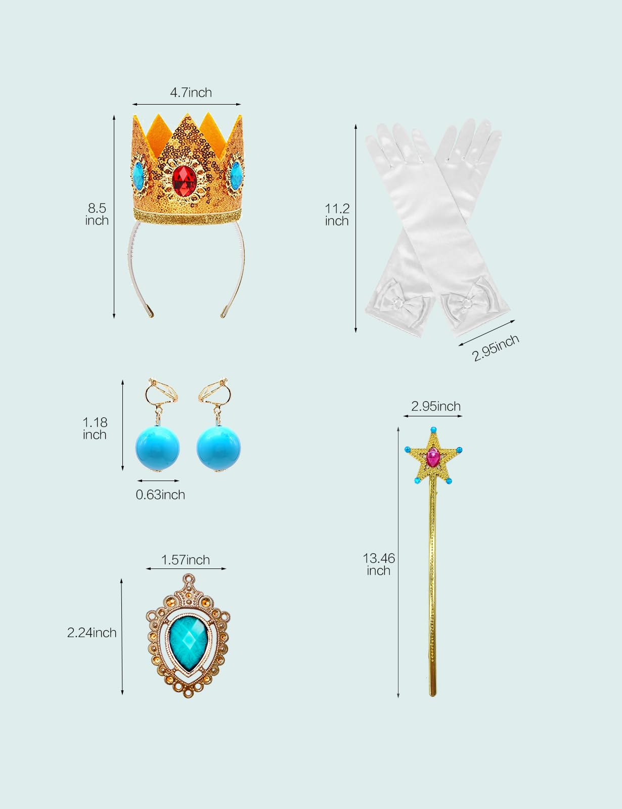 Sabbenia Pink Princess Costume For Girls Cosplay Pink For Halloween Birthday Party Dress Up 5-6Y