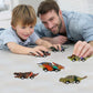 DINOBROS Dinosaur Toy Pull Back Cars - 6 Pack Dino Toys for Kids, Perfect for 3-5 Year Old Boys & Girls, T-Rex Dinosaur Games