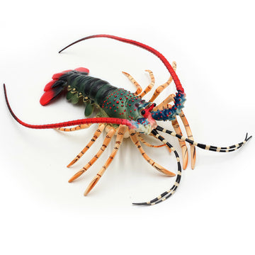 Higherbros Large Lobster Toys Sea Life Animal Toys Ocean World Realistic Marine Animal Creature Action Figure, Birthday Cake Cop